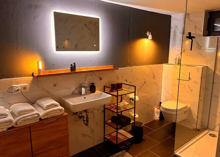 Quarto em Acomodações Particulares Schoenes Mit Kueche Und Bad Im Taunus Waldsolms